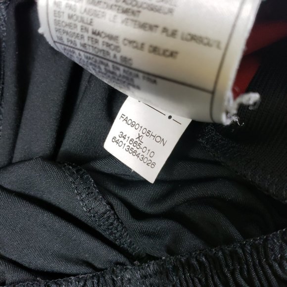 Nike Fit Mens XL Black Red Activewear Shorts - Picture 6 of 8